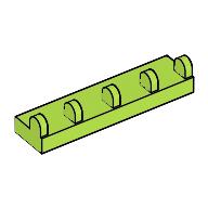 Hinge Tile 1 × 4 Lime