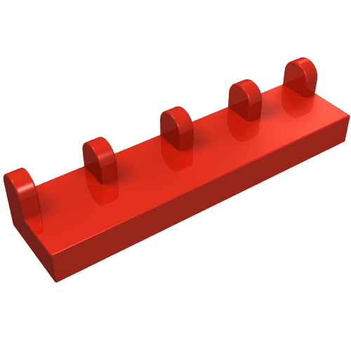 Hinge Tile 1 × 4 Red