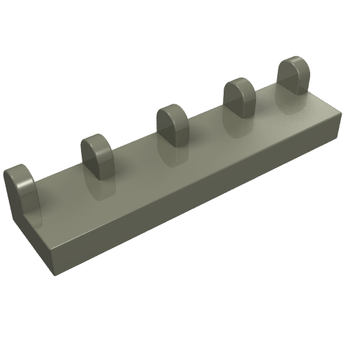 Hinge Tile 1 × 4 Dark Gray