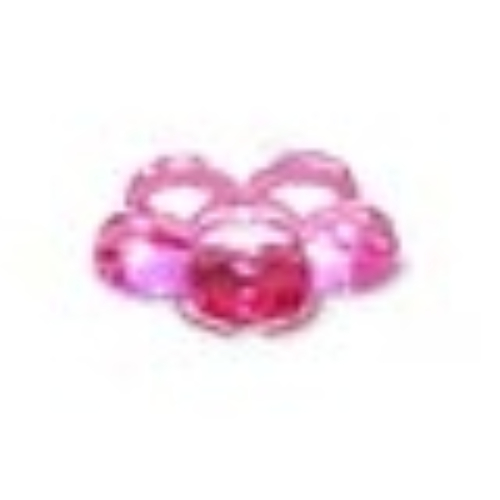 Clikits Icon, Flower 2 × 2 Small, 5 Petals with Pin [Polished] Trans-Pink