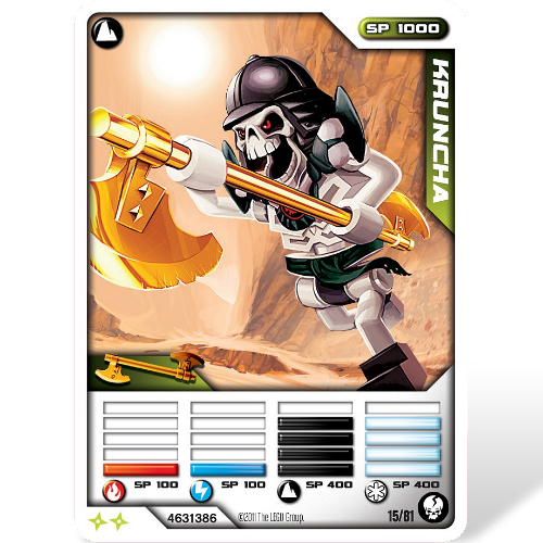 Trading Card, Ninjago Deck #1: 15 - Kruncha - International Version [No Color/Any Color]