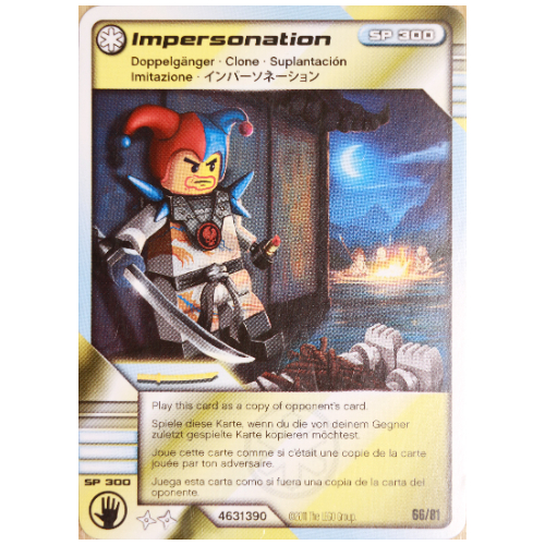 Trading Card, Ninjago Deck #1: 66 - Impersonation - International Version [Keine Farbe/Beliebige Farbe]