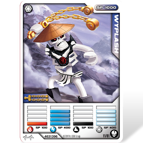 Trading Card, Ninjago Deck #1: 11 - Wyplash - International Version [Keine Farbe/Beliebige Farbe]