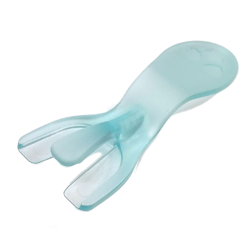 Clikits Part Separator with Heart, Flower and Star on Handle Trans-Very Lt Blue