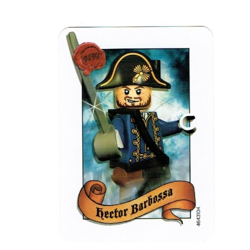 Trading Card, Pirates of the Caribbean - Hector Barbossa [Keine Farbe/Beliebige Farbe]