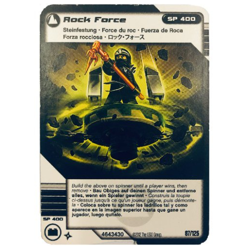 Trading Card, Ninjago Deck #2: 87 - Rock Force - International Version [Keine Farbe/Beliebige Farbe]