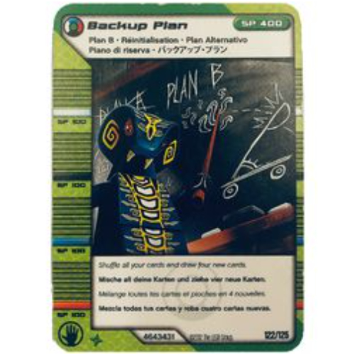 Trading Card, Ninjago Deck #2: 122 - Backup Plan - International Version [No Color/Any Color]