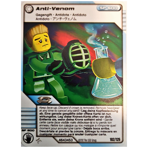 Trading Card, Ninjago Deck #2: 102 - Anti-Venom - International Version [No Color/Any Color]