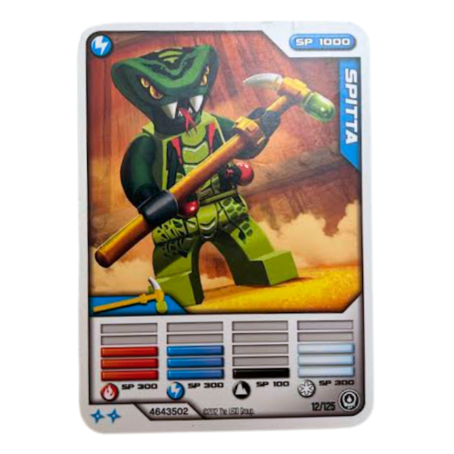 Trading Card, Ninjago Deck #2: 12 - Spitta - International Version [Keine Farbe/Beliebige Farbe]