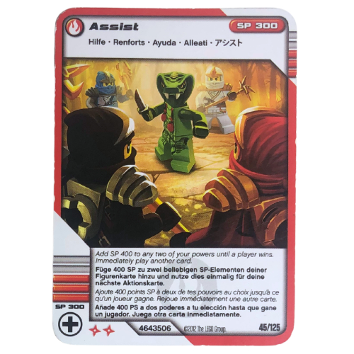Trading Card, Ninjago Deck #2: 45 - Assist - International Version [Keine Farbe/Beliebige Farbe]