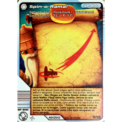 Trading Card, Ninjago Deck #2: 111 - Spin-o-Rama! - International Version [Keine Farbe/Beliebige Farbe]