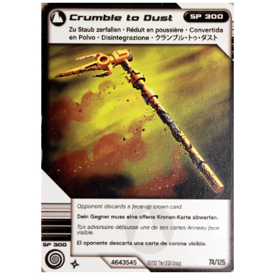 Trading Card, Ninjago Deck #2: 74 - Crumble to Dust - International Version [Keine Farbe/Beliebige Farbe]