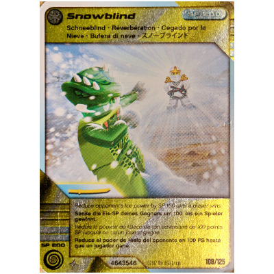 Trading Card, Ninjago Deck #2: 108 - Snowblind - International Version [No Color/Any Color]
