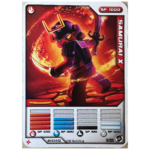 Trading Card, Ninjago Deck #2: 5 - Samurai X - North American Version [No Color/Any Color]