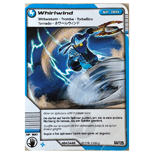 Trading Card, Ninjago Deck #2: 64 - Whirlwind - North American Version [Keine Farbe/Beliebige Farbe]