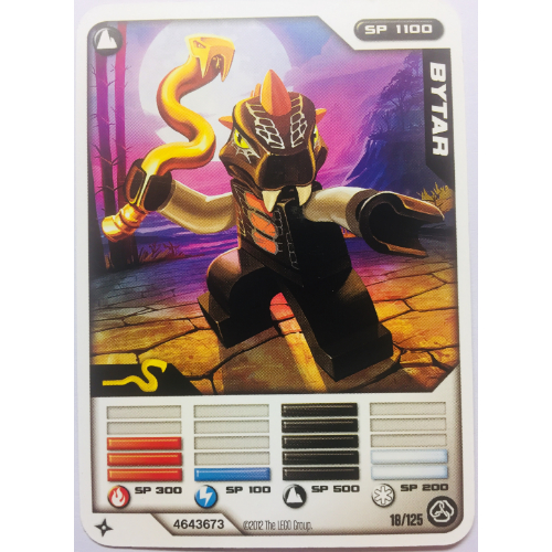 Trading Card, Ninjago Deck #2: 18 - Bytar - North American Version [Keine Farbe/Beliebige Farbe]
