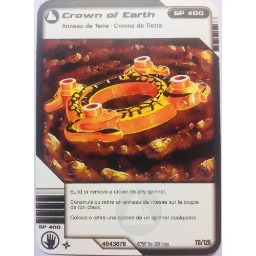 Trading Card, Ninjago Deck #2: 70 - Crown of Earth - North American Version [Keine Farbe/Beliebige Farbe]