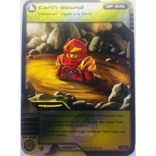 Trading Card, Ninjago Deck #2: 80 - Earth Bound - North American Version [Keine Farbe/Beliebige Farbe]