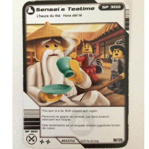 Trading Card, Ninjago Deck #2: 90 - Sensei's Teatime - North American Version [Keine Farbe/Beliebige Farbe]