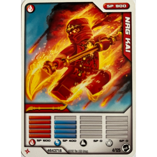 Trading Card, Ninjago Deck #2: 4 - NRG Kai - North American Version [No Color/Any Color]