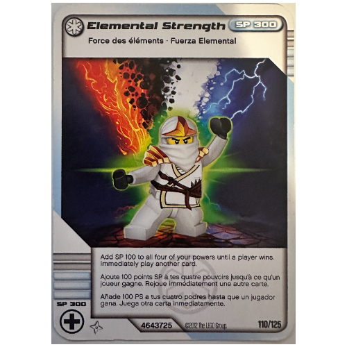 Trading Card, Ninjago Deck #2: 110 - Elemental Strength - North American Version [No Color/Any Color]
