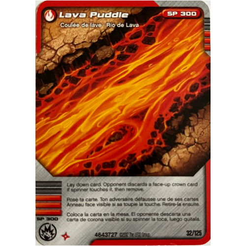 Trading Card, Ninjago Deck #2: 32 - Lava Puddle - North American Version [Keine Farbe/Beliebige Farbe]