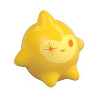 Creature, Star with Bright Light Yellow Face, Winking print Yellow