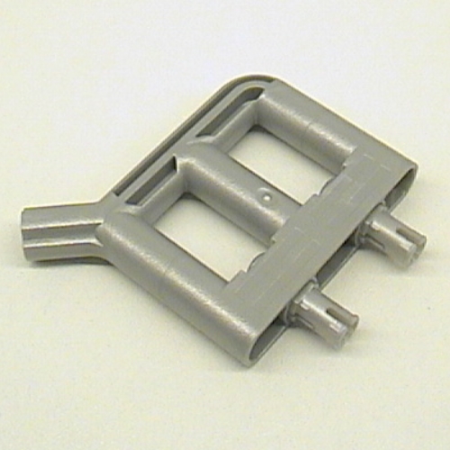 Technic Engine Tuneable, Single Exhaust [Fits 2133] Pearl Light Gray