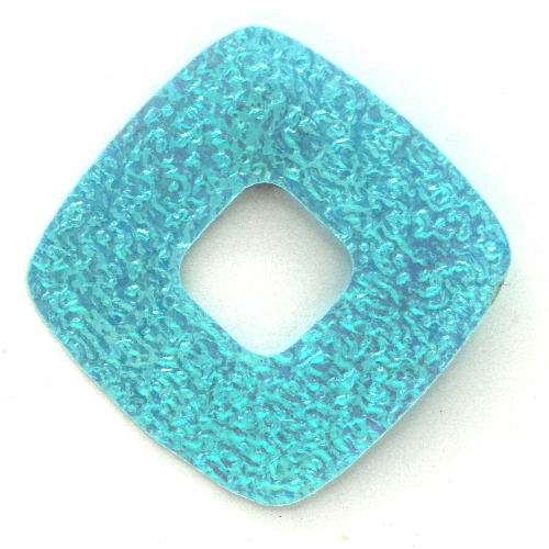 Clikits Icon Accent, Square 2 1/2 × 2 1/2 with Textured Surface Light Turquoise