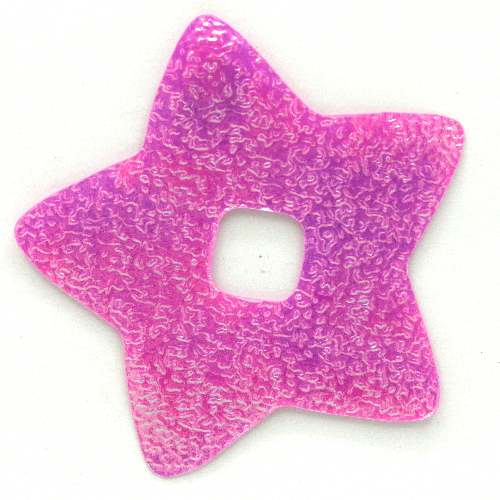 Clikits Icon Accent, Star 4 3/4 × 4 3/4 with Textured Surface Light Purple
