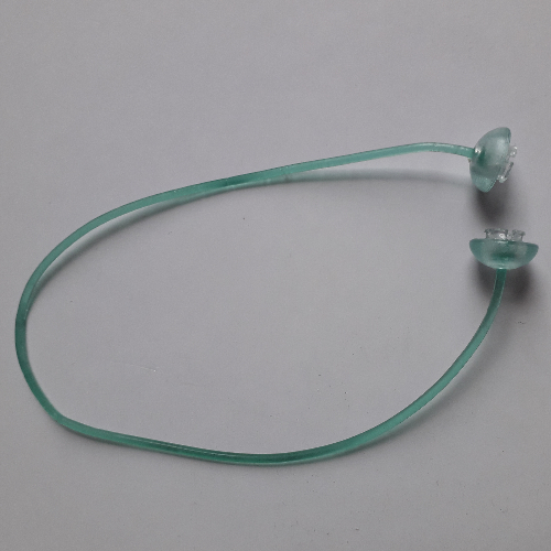 Clikits Cord, Jelly String, 170mm, with Trans-Very Light Blue Colored Caps Trans-Light Blue