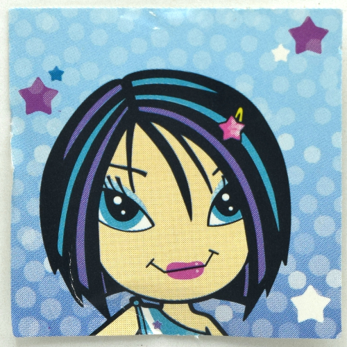Clikits Insert 4 × 4 with 4 × 4 with 'Star' Print in [Keine Farbe/Beliebige Farbe]