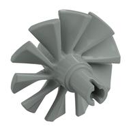 Jet Engine Fan with 10 Blades and Technic Pin Hellgrau