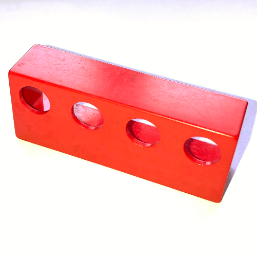 Duplo Railing with Circle Openings Red