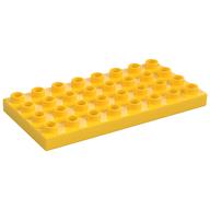 Duplo Plate 4 × 8 Yellow