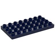 Duplo Platte 4 × 8 Dunkelblau