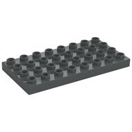 Duplo Plate 4 × 8 Dark Bluish Gray