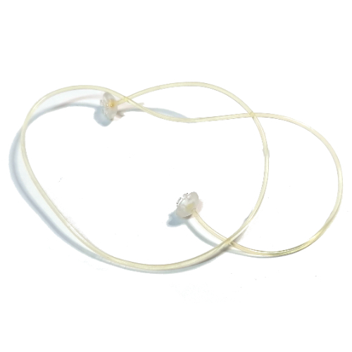 Clikits Cord, Jelly String, 375mm, with Same Colored Caps Transparent