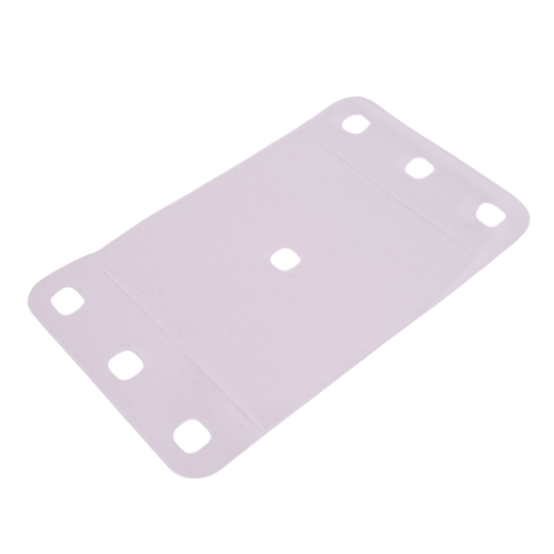 Clikits Rectangle 14 × 8.5 with Rounded Corners and 7 Holes Trans-Clear