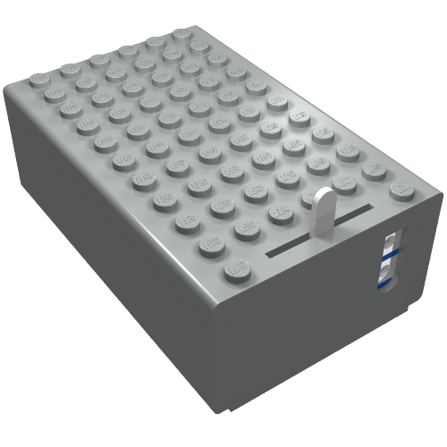 Battery Box, 4.5V 6 × 11 × 3 1/3 Type 3 [Complete Assembly] Hellgrau