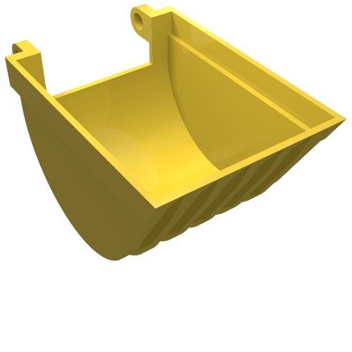 Technic Digger Bucket 8 × 6 Yellow