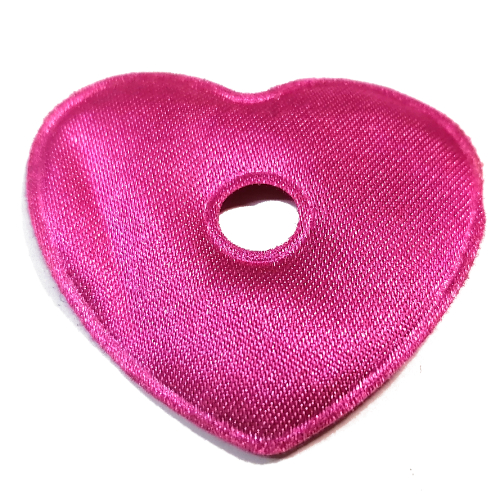 Clikits Icon Accent, Heart, Puffy 5 × 5 Dunkelrosa