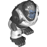 Body Giant, Ape in Light Bluish Grey Armour, Sand Blue Face Schwarz