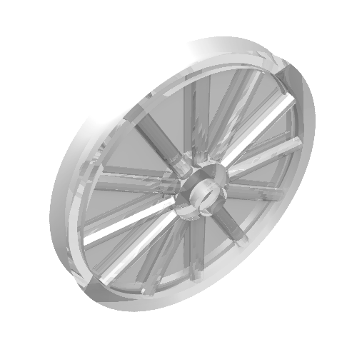 Wheel Bicycle without Tire Trans-Clear