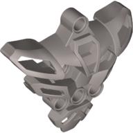 Large Figure Skeletal, Torso with 6 Holes (Matoran) Pearl Light Gray