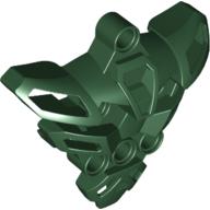 Large Figure Skeletal, Torso with 6 Holes (Matoran) Dunkelgrün