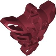 Large Figure Skeletal, Torso with 6 Holes (Matoran) Dark Red
