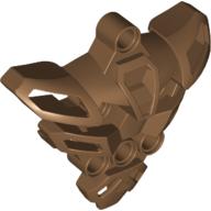 Large Figure Skeletal, Torso with 6 Holes (Matoran) Hellbraun