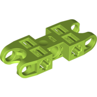 Technic Axle and Pin Connector 2 × 5 with Two Ball Joint Sockets Limette