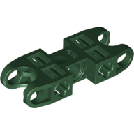 Technic Axle and Pin Connector 2 × 5 with Two Ball Joint Sockets Dark Green